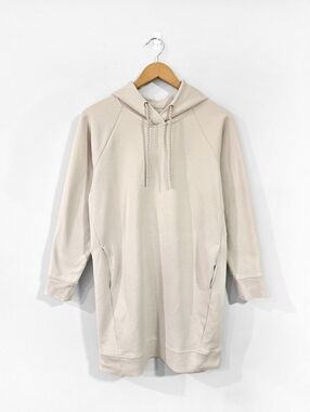 OLD NAVY Cream Fleece Hoodie Tunic